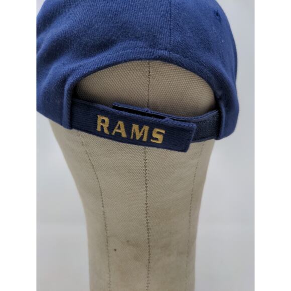Reebok NFL Long Angeles Rams Strapback Hat OSFA Blue Embroidered Logo SEE DESC - Picture 8 of 12